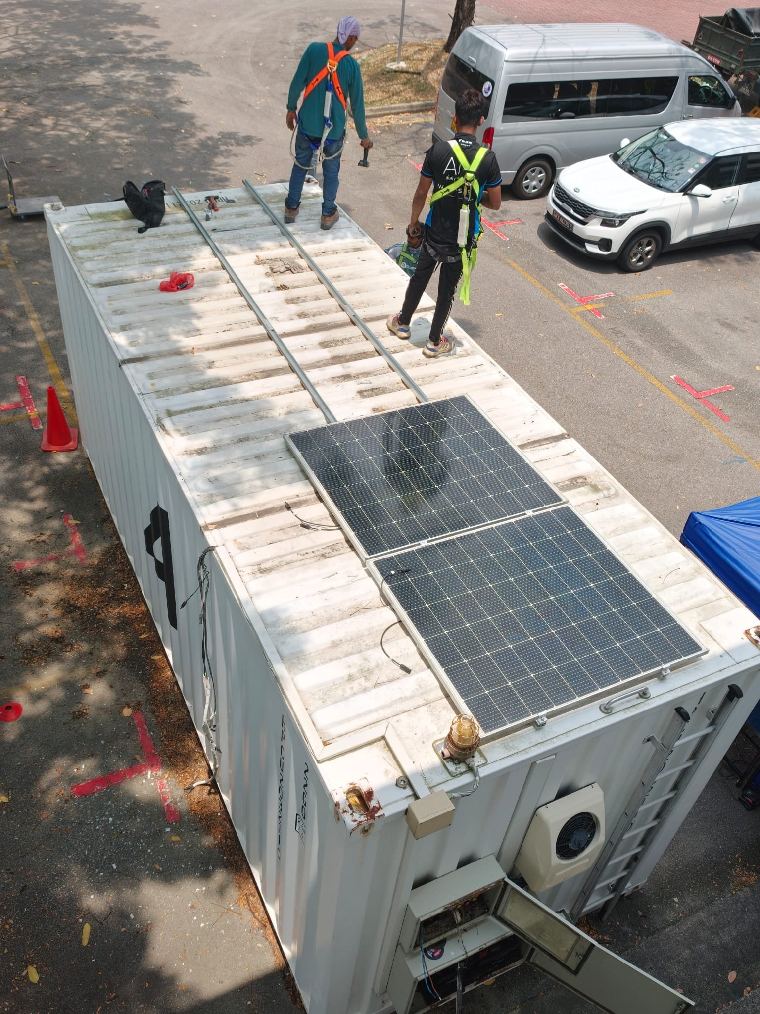Pasir Laba Camp solar panels